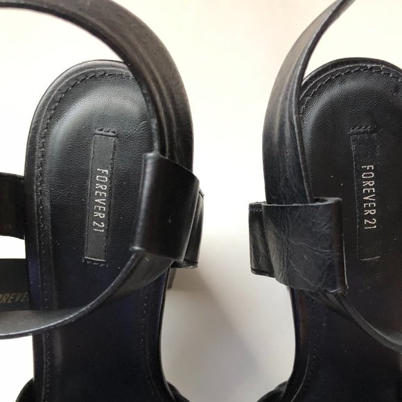 FOREVER 21 PLATFORM HEELS - Picture 7 of 9
